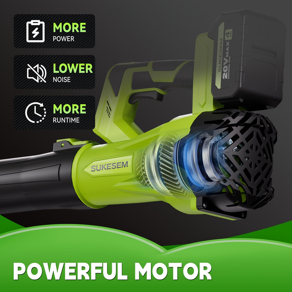 Turbo Jet Dryer, Electric Wireless Snow Blower | 20V/4.0AH Battery, High-Pressure Air Dryer, Handheld Snow Removal Machine, Plastic Material, Rechargeable - product image 9