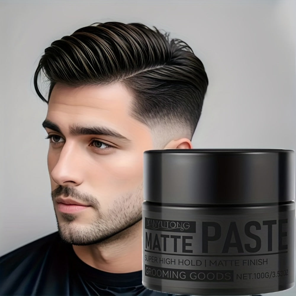Matte Hair Paste for Men 100g | Non-Greasy Medium Hold Styling Cream with Plant Squalane & Argan Oil | Natural Finish No Residue | Salon Quality Hair Wax Alternative for All Hair T - product image 7