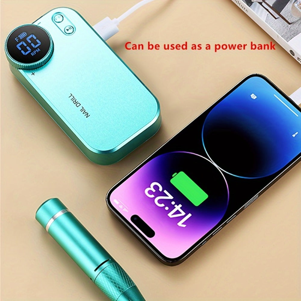 Electric Nail Polisher & Buffer Rechargeable High Power — Professional Manicure Pedicure Machine for Nail Buffing Polishing Dead Skin Callus Removal, Cordless Nail Shine Tool for H - product image 20