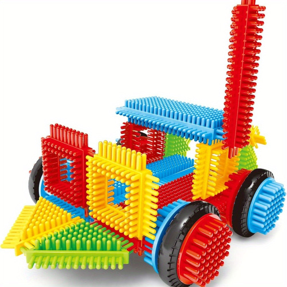 Soft Interlocking Brush Building Set, Sensory STEM Learning Toy for Kids Ages 2 3 4 5, Creative Open-Ended Educational Gift for Boys & Girls, Birthday - product image 7