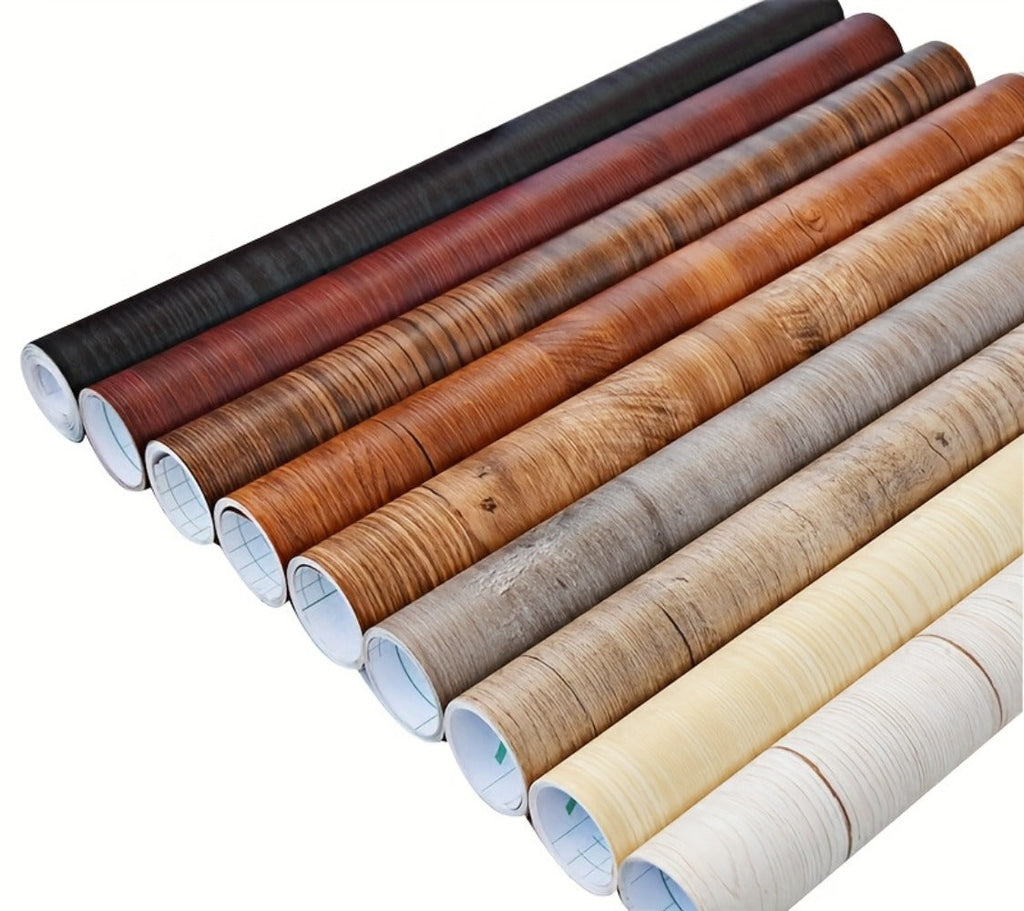 Wood Grain Floor Sticker Roll Peel & Stick Self-Adhesive Non-Slip Thickened Vinyl – Vintage DIY Flooring for Walls, Floors, Desks & Door Panels - product image 15