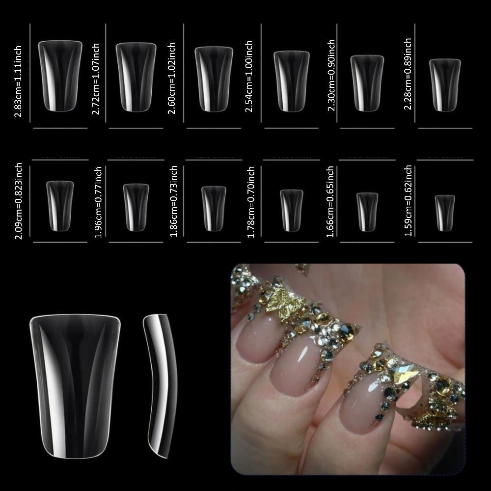 Black Nude Duckbill Press On Nails Medium Length – Glitter AB Rhinestone & Liquid Metal Butterfly Colorblock Handcrafted Acrylic Nail Set for Parties, Date Night & Daily Wear, 10pc - product image 4