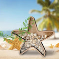 Starfish Shaped Wood Storage Tray Coastal Boho Decor Organizer for Bathroom Vanity Desk Entryway Jewelry Crystals Seashells Display Gift - product image 13