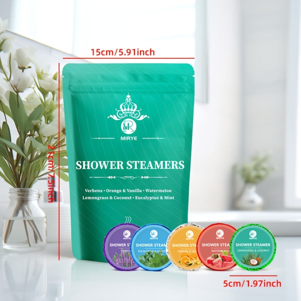 Shower Steamers Aromatherapy 20 Pack - Lavender & Fruit Essential Oil Shower Bombs for Relaxation, Stress Relief & Self Care, Unisex Spa Gift Set for Women Men, Birthday Christmas  - product image 4