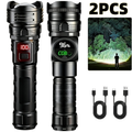 High Lumen Tactical Flashlight 2-Pack | COB Side Light, USB Fast Charging, Zoomable, Multiple Modes for Camping, Cycling, Fishing, Emergency & Outdoor - product image 4