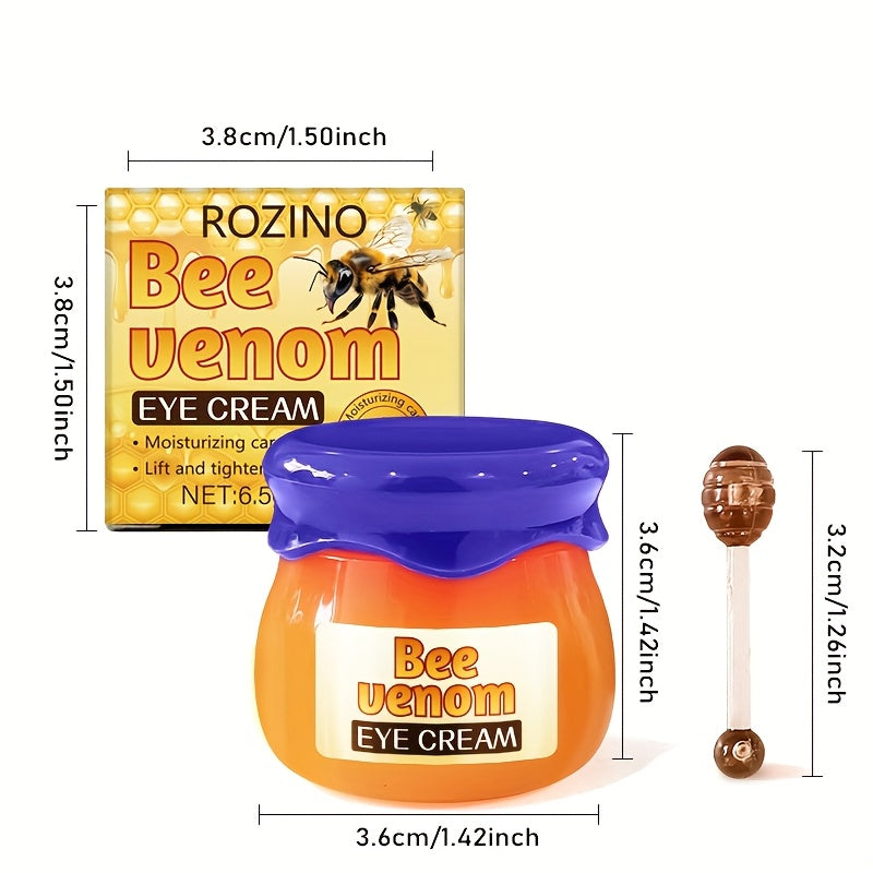Bee Venom Eye Cream 5 Pack Instant Lifting Firming Anti-Aging Under Eye Treatment - Dark Circles Puffy Eyes Eye Bags Wrinkles Antioxidant Formula for Women All Skin Types - product image 12