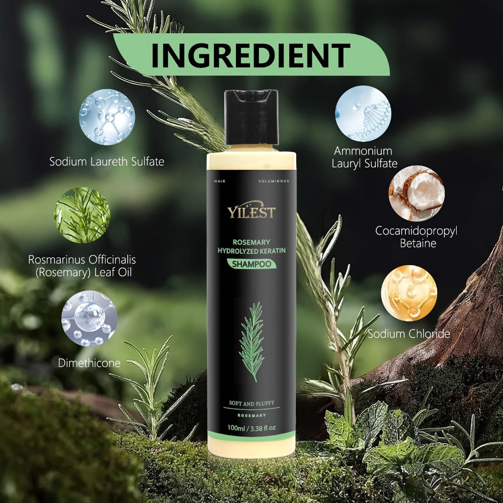 Rosemary Shampoo for Hair Growth & Volume — Enriched with Rosemary Extract, Amino Acids & Plant Squalane | Strengthening, Moisturizing & Scalp Stimulating | All Hair Types | Availa - product image 2