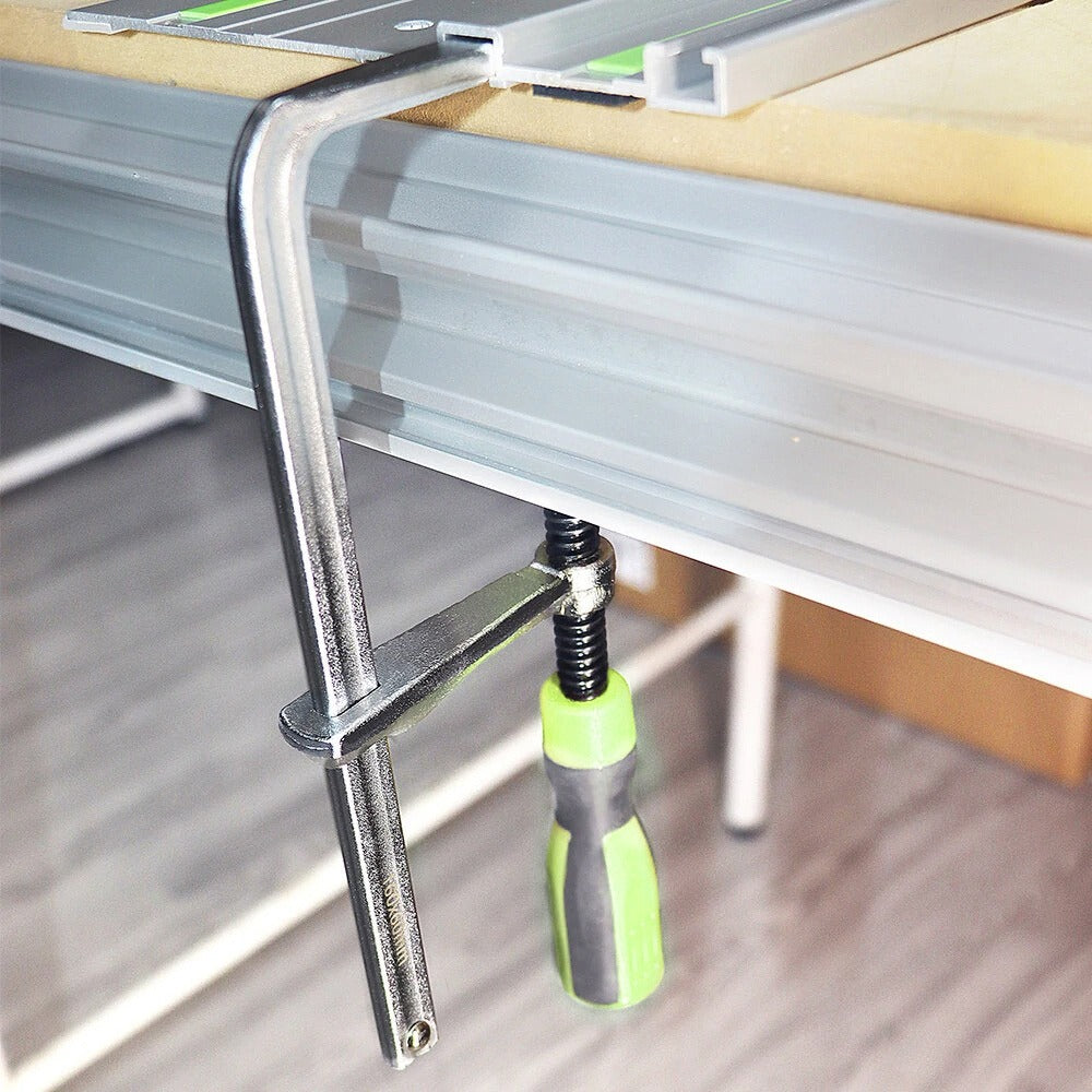 Track Saw Clamps 2pcs, Quick Adjust MFT Table Rail Clamps with Soft-Grip Handle, Compatible with Festool Track Saw Rail System, Woodworking Hold-Down Clamp for 19mm & 20mm MFT Hole - product image 8