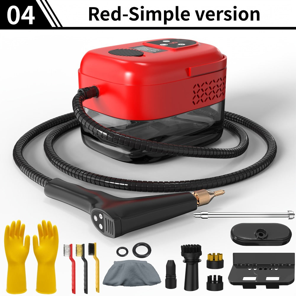High Temperature Steam Cleaner Handheld Carpet Cleaner High Pressure for Kitchen Grease Sofa Air Conditioner Washing Machine Tile Grout Easy Carry Home Use - product image 3