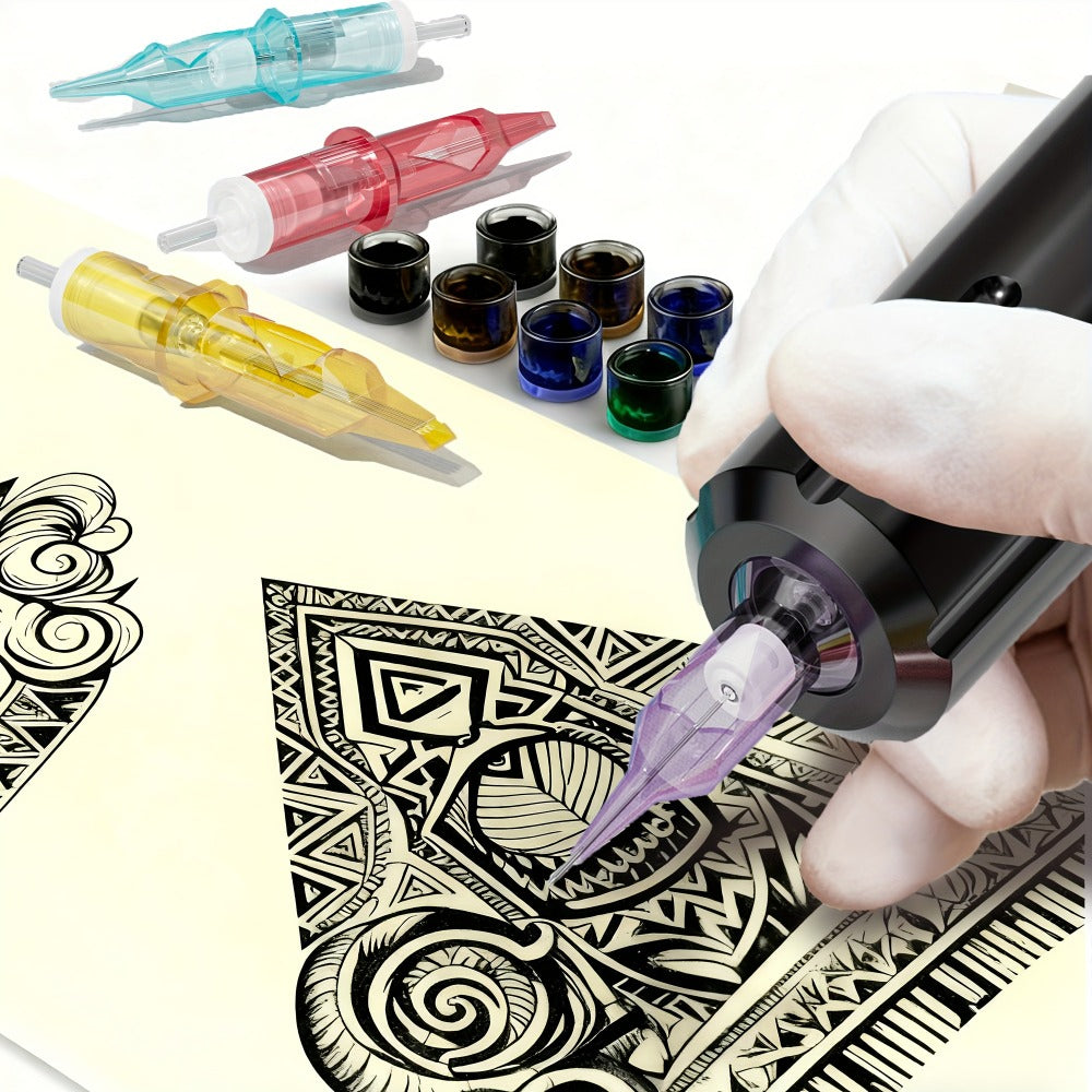 Tattoo Cartridge Needles 50pcs Mixed #12 Lumentip — RL RS RM M1 Stainless Steel, Safety Membrane, Universal Fit for All Tattoo Machines & Pens, Artists & Beginners - product image 10