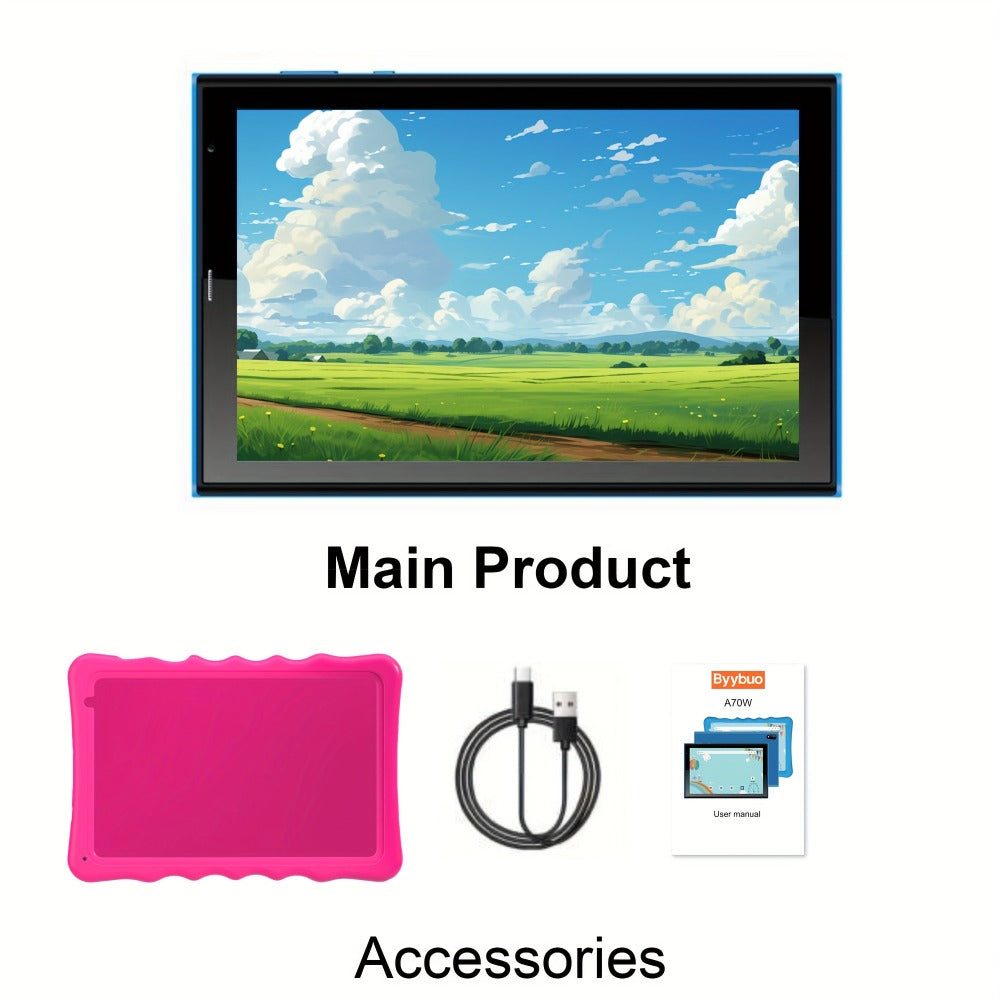 Learning Tablet Gift for Boys & Girls, Blue / Pink – Kids Tablet 10.1 Inch Android 13 with 4GB RAM 32GB, 6000mAh Battery, Dual Camera, WiFi, Bluetooth - product image 5