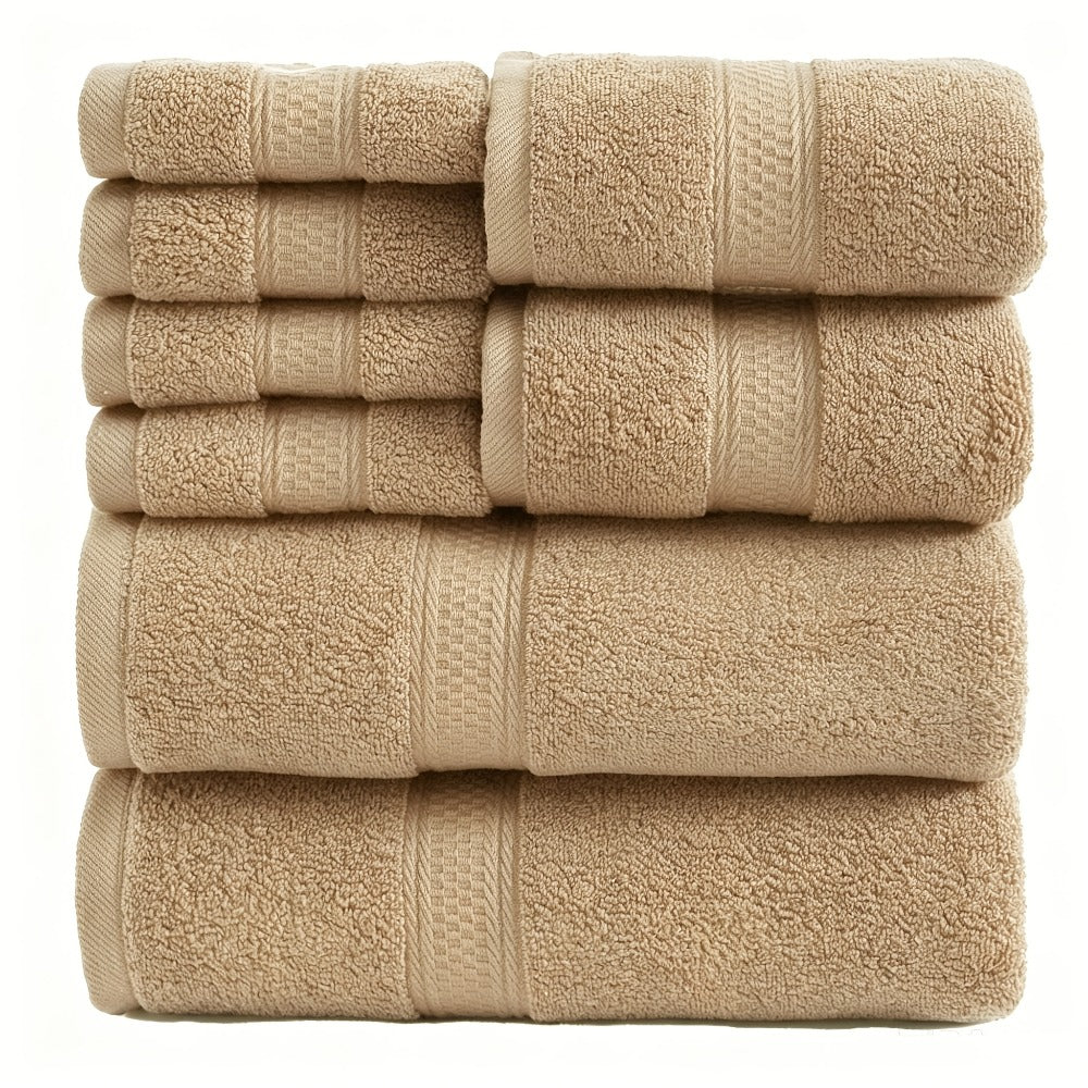 Luxury Soft Towel Set 8 or 16 Piece - Thickened Quick Dry Skin Friendly High Absorbency Bath Towels Hand Towels Washcloths | 13+ Colors | Home Hotel Travel Fitness Spa Gift Set - product image 11