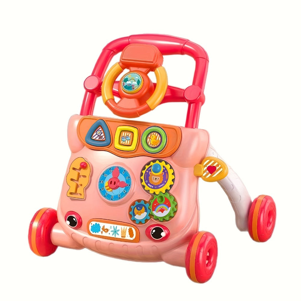 Musical Baby Walker Toy with Anti-Rollover Safety | Multi-Function Sit-to-Stand Activity Center for Early Walking Development, Interactive Learning Push Walker - product image 3