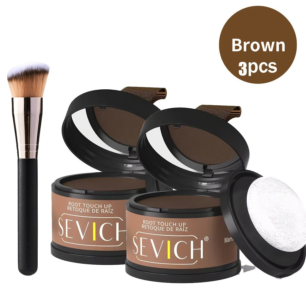 Root Touch Up Hair Powder for Thinning Hair & Gray Roots — Instant Hairline Concealer Shadow Topper, Long-Lasting Resistant Formula, 13 Shades, 2/3pcs Kit for All Hair Types Women  - product image 18
