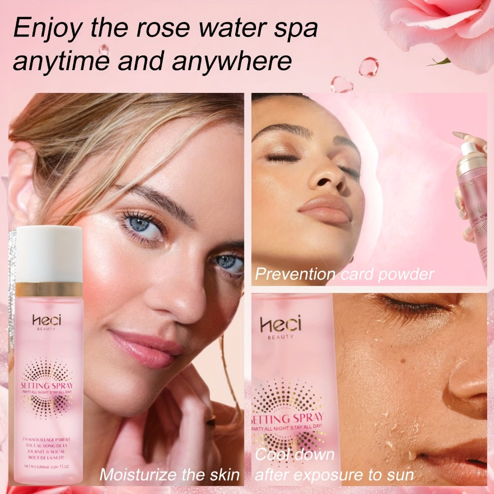 3-in-1 Makeup Setting Spray Prime Hydrate & Set Long-Lasting Waterproof Sweat-Proof Moisturizing Face Mist — Locks Makeup Flawless Finish All Skin Types All-Day Wear Women - product image 5