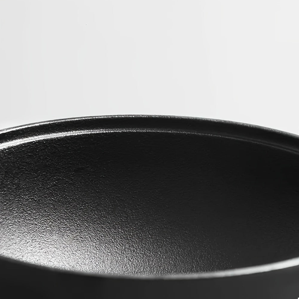 Cast Iron Wok Skillet Non-Stick Deep Stir Fry Pan with Dual Handles - Heavy Duty Uncoated Traditional Cooking Pot Multi-Size 9.84 10.62 11.81 12.59 Inch for Home Outdoor Grilling B - product image 13