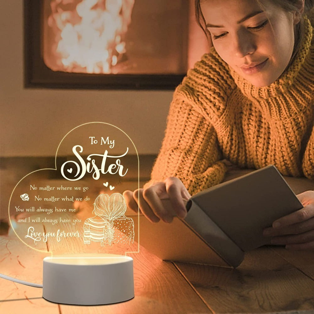 Space Floral Acrylic Night Light – Enchanting Galaxy Flower LED Desk Lamp, Aesthetic Bedroom Decor, Cute Room Accent Light, Unique Gift for Sister, Girls, Teens, Birthday & Any Occ - product image 7