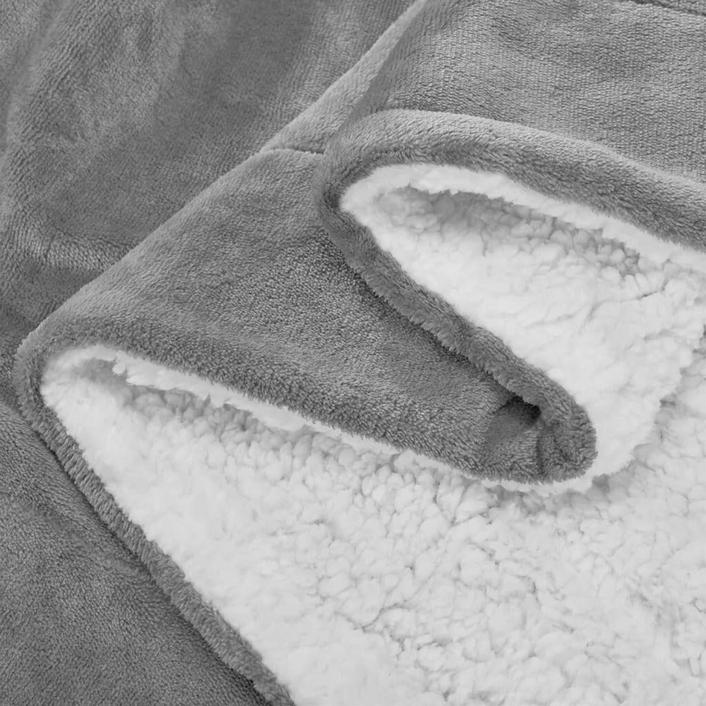 480GSM Sherpa Fleece Blanket – Double-Sided Heavy Warm Throw for Couch, Bed & Travel, Reversible All Season, 13 Colors, 3 Sizes - product image 40