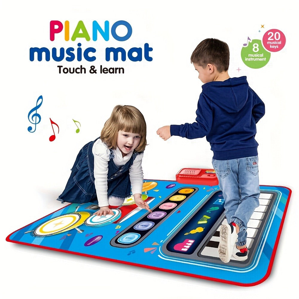 Kids Electronic Drum Music Mat – Dance Drum Pad for Boys & Girls – Multifunctional Musical Toy for Skill Development & Family Bonding – Birthday Christmas - product image