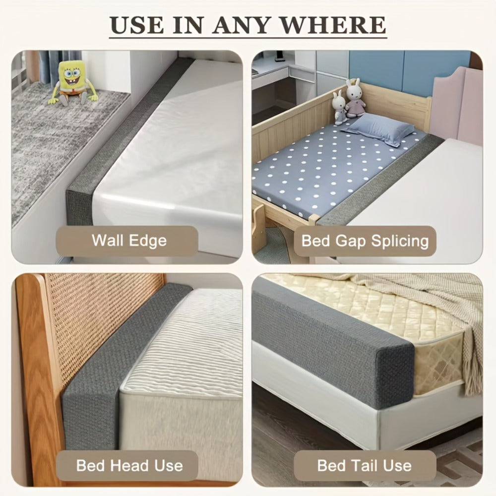 Mattress Gap Filler Pillow | Bed Crack Stopper Between Mattress & Headboard, High Density Foam Wedge, Twin Full Queen King - product image 7
