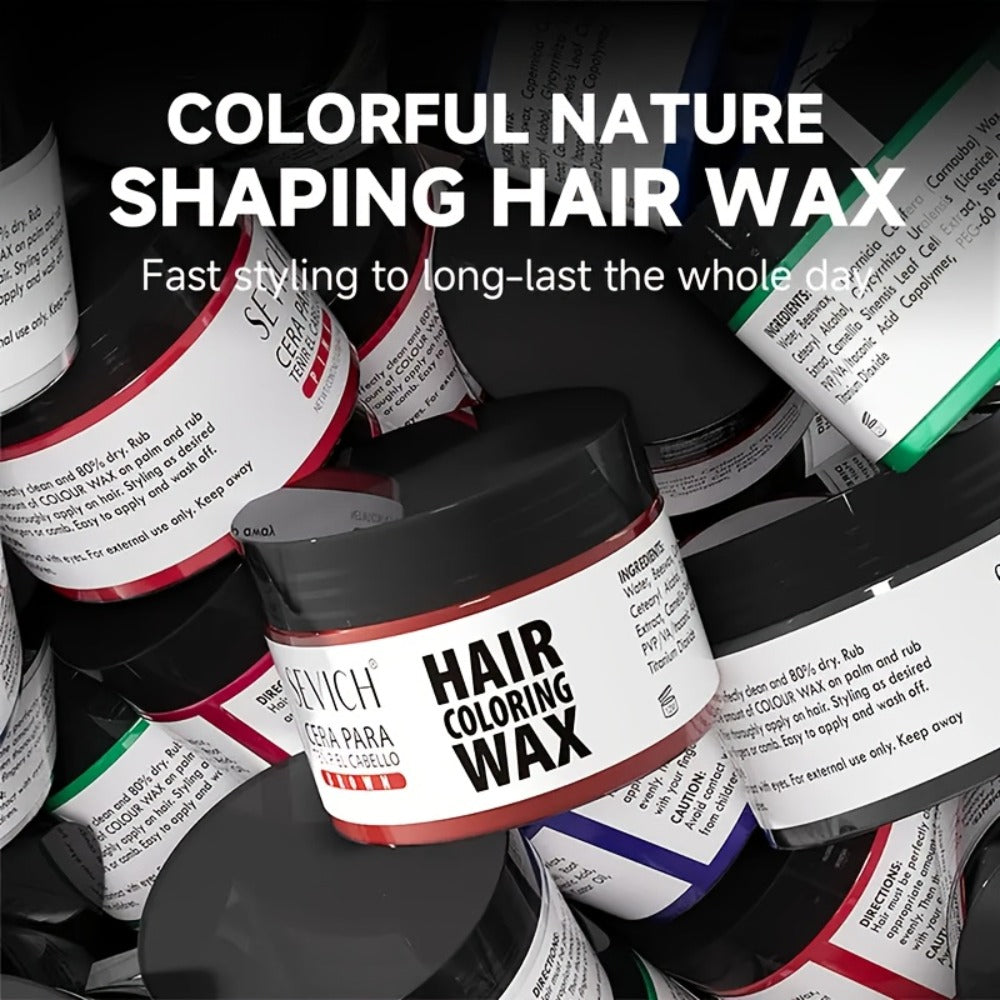 Instant Color Hair Wax 10 Shades – Temporary Hair Dye Wax Strong Hold Styling for Parties, Cosplay, Festivals & Halloween, Easy Wash Out, All Hair Types, Men Women Kids - product image 25