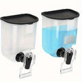 Mouthwash Dispenser Wall Mounted 2-Pack 21 oz Plastic Container - No Electricity Required, Space Saving Bathroom Organizer for Countertop Storage, Durable Refillable Liquid Soap &  - product image 21