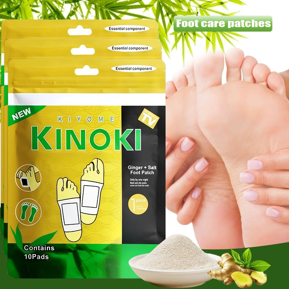 Foot Detox Pads Value Set 50pcs & 150pcs – Bamboo Vinegar & Ginger Deep Cleansing Overnight Patches, Alcohol-Free Natural Plant Formula, Green Golden Lavender Variants, Foot Care G - product image 5