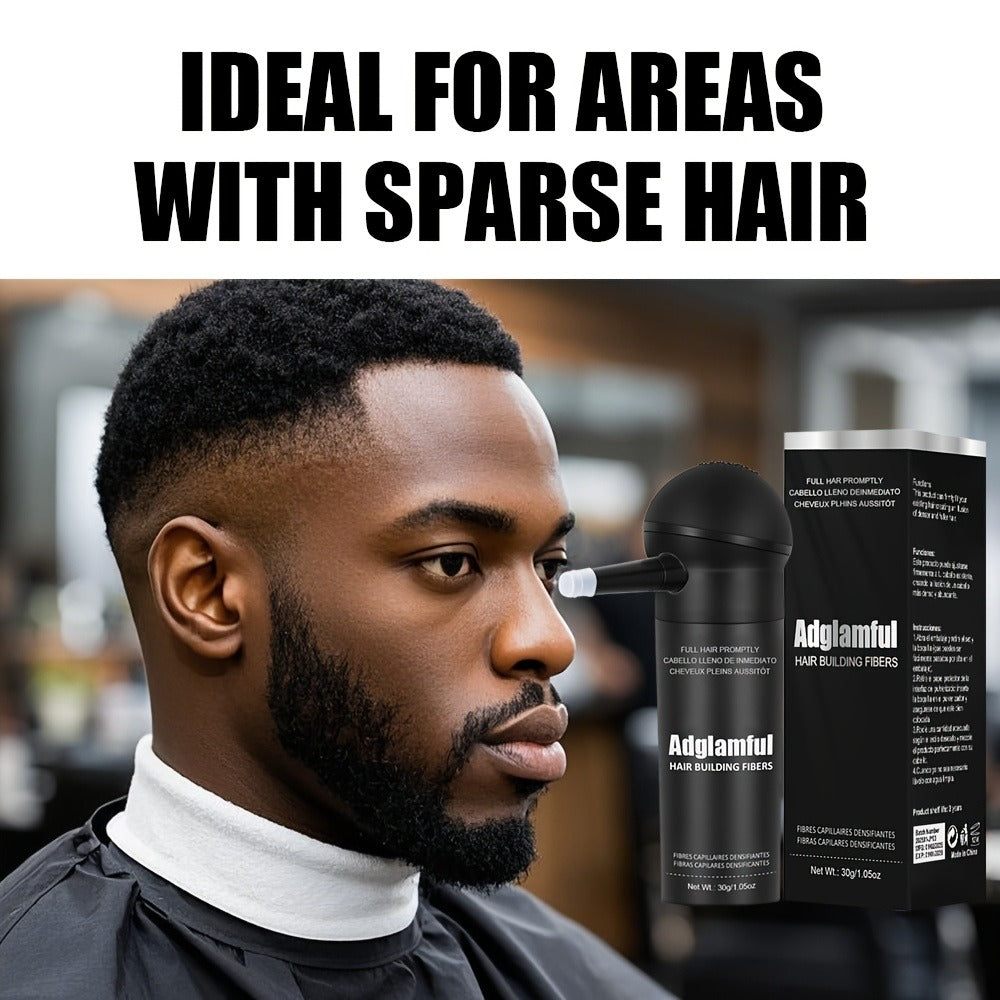 Thinning Hair Concealer Fibers 2-in-1 Kit with Spray Bottle - Instant Thickening Powder for Fuller Thicker Natural Look Covers Bald Spots Receding Hairline All Hair Types Women Men - product image 10