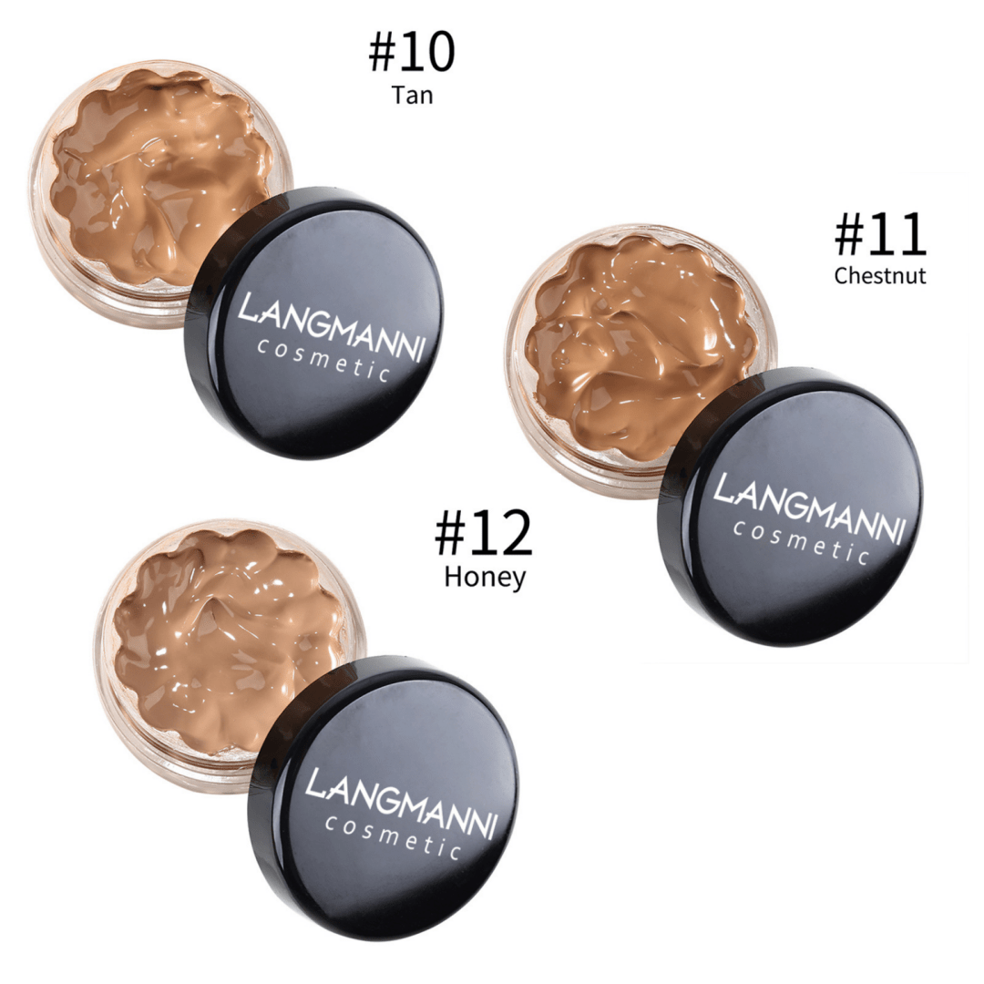 Full Coverage Concealer Set 3-Piece Waterproof Cream Foundation | Covers Dark Circles Eye Bags Blemishes Freckles | 12 Shades Blendable Contour & Highlight Makeup Kit for All Skin  - product image 19