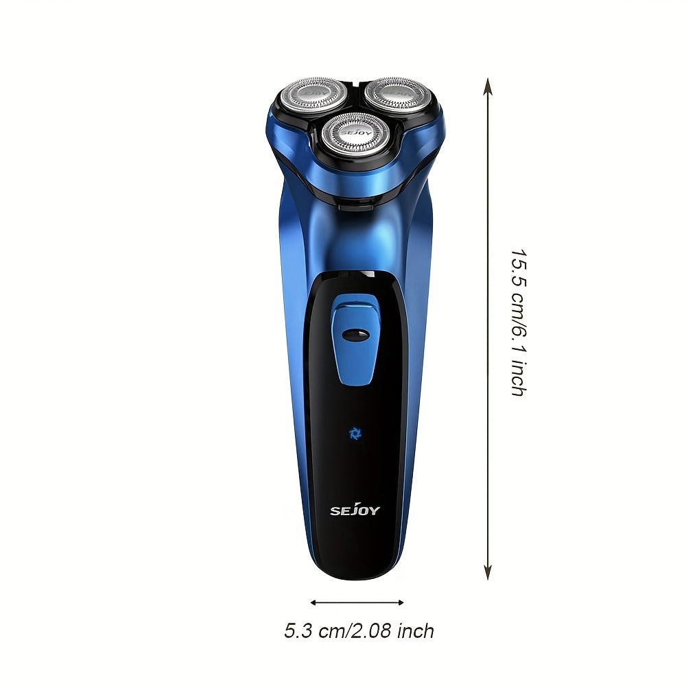 Cordless Electric Razor for Men Rechargeable Fast Charging Washable Heads Face Shaver — Smooth Close Shave Portable Electric Shaving Machine for Travel & Daily Use, Grooming Gift f - product image 6