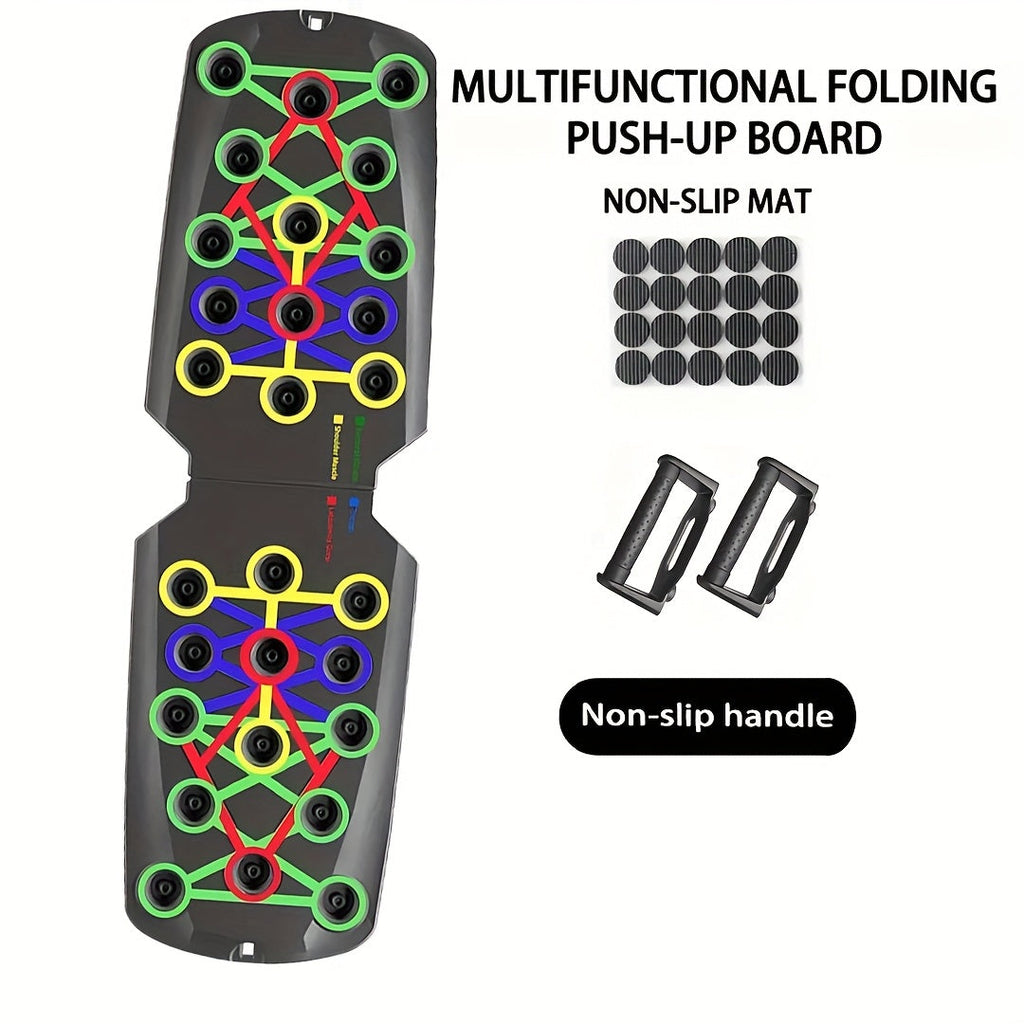 Push Up Board Multifunctional Color-Coded Chest Workout System – Shoulders – Adjustable Home Gym Equipment for Chest – Triceps & Back Strength Training - product image 2