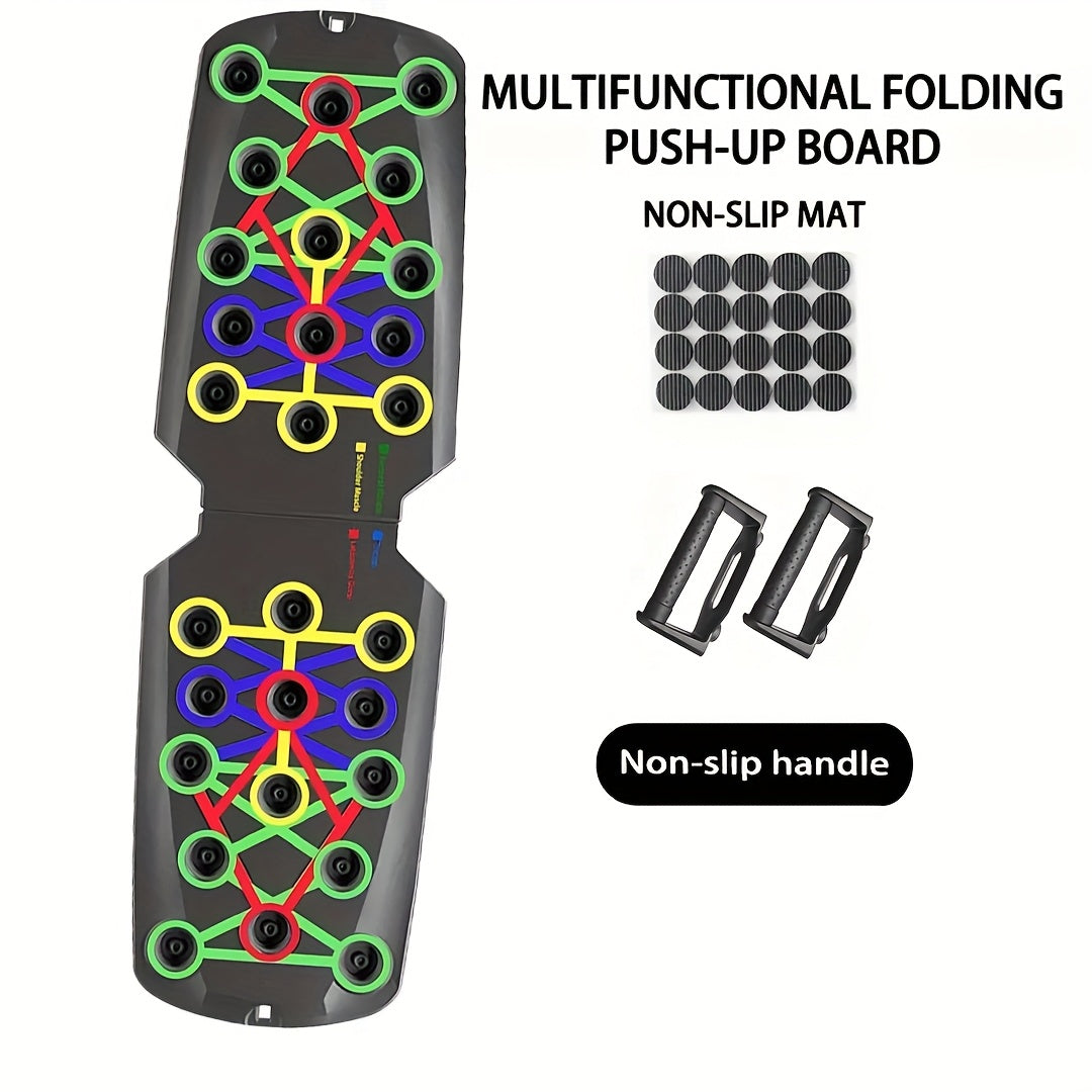 Push Up Board Multifunctional Color-Coded Chest Workout System – Shoulders – Adjustable Home Gym Equipment for Chest – Triceps & Back Strength Training - product image 2