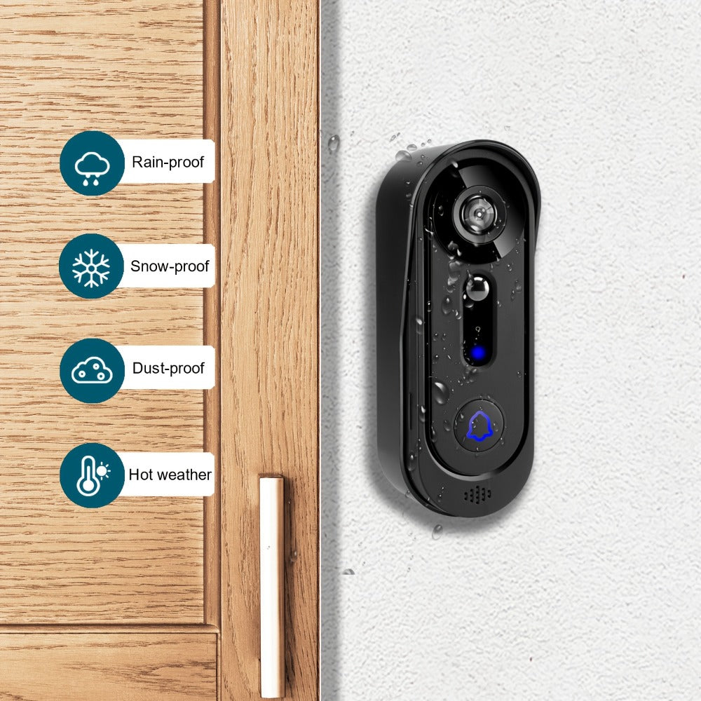 Video Doorbell Camera 1080P HD Wireless with Night Vision, Motion Detection, Two-Way Audio, Indoor Chime & Cloud Storage – 5200mAh Battery, 166° Wide Angle, 2.4GHz WiFi Smart Door  - product image 4