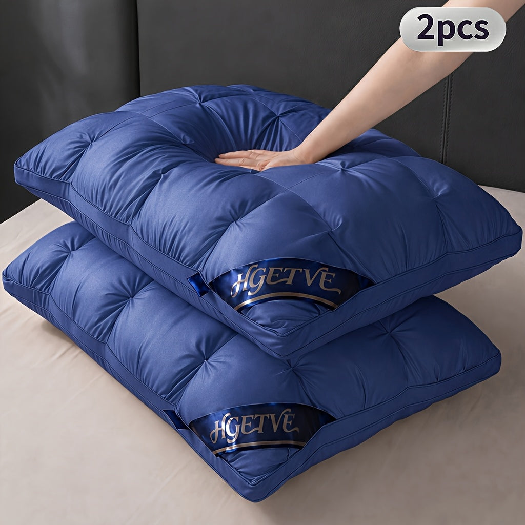 2pcs Hotel Quality Sleep Pillow, Deep Sleep Neck Pillow, Highly Elastic and Plump Pillow Core, Hypoallergenic and Skin-Friendly Pillowcase, Easy Clean, Soft - product image 13