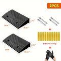 Curb Ramp 2-Pack Portable Heavy Duty Plastic Threshold Ramp Set – Lightweight, Non-Slip, for Low Floor Vehicles, Motorcycles, Wheelchairs, Driveway & Lane Loading – Multiple Height - product image 14