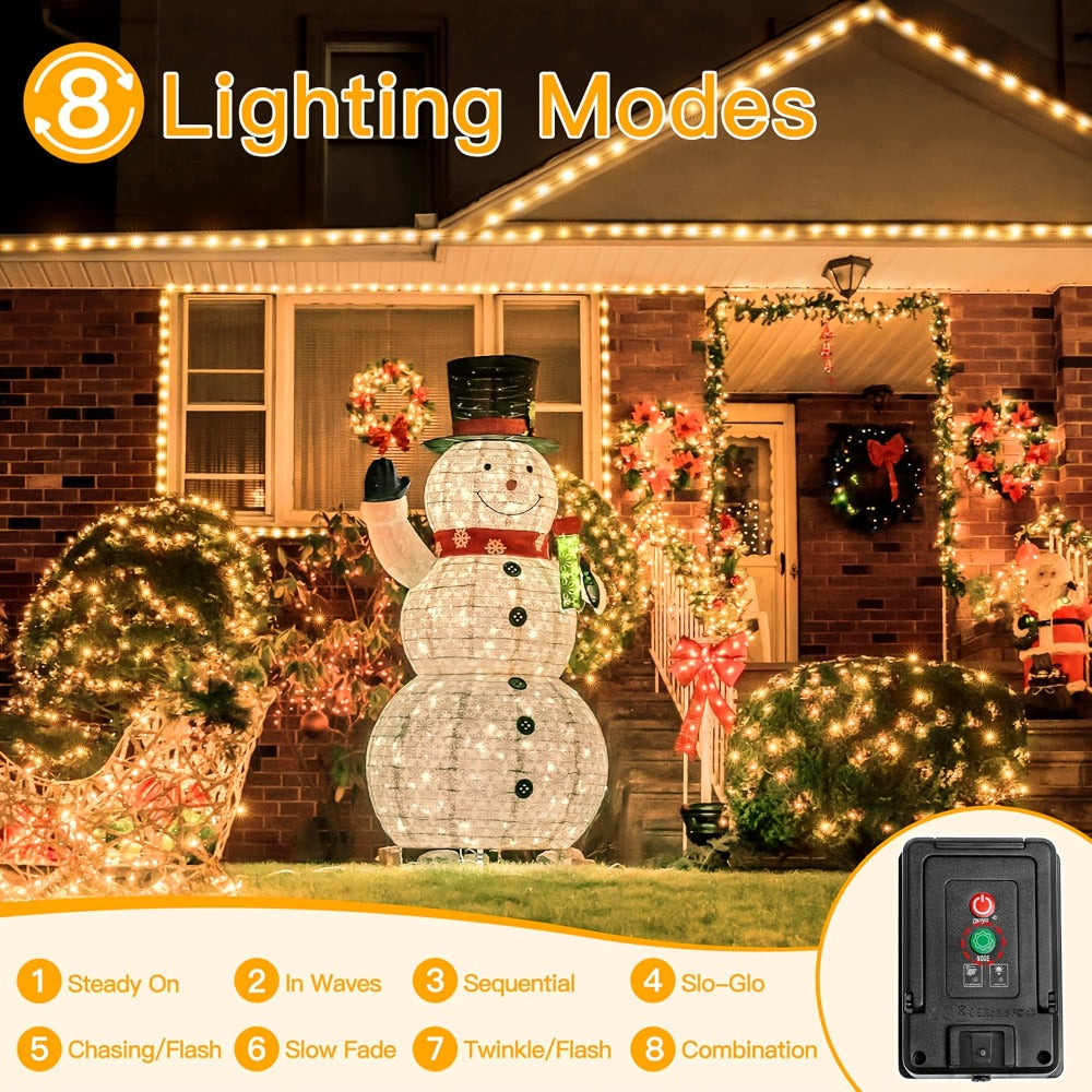 Solar String Lights Outdoor LED – 39/50/72/100/105FT Spherical Bulb & Warm/Cool White with Remote Control | IP65 Waterproof 12-Hour Solar Powered Fairy Lights for Patio, Garden & F - product image 13
