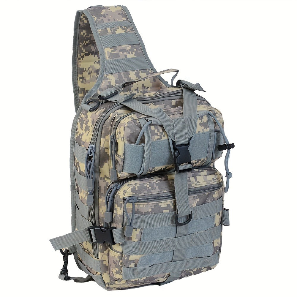 Single Shoulder Crossbody Sling Pack for Hiking, Patrol & Outdoor EDC, Adjustable Strap, Multi-Pocket – Tactical Chest Bag - product image 25