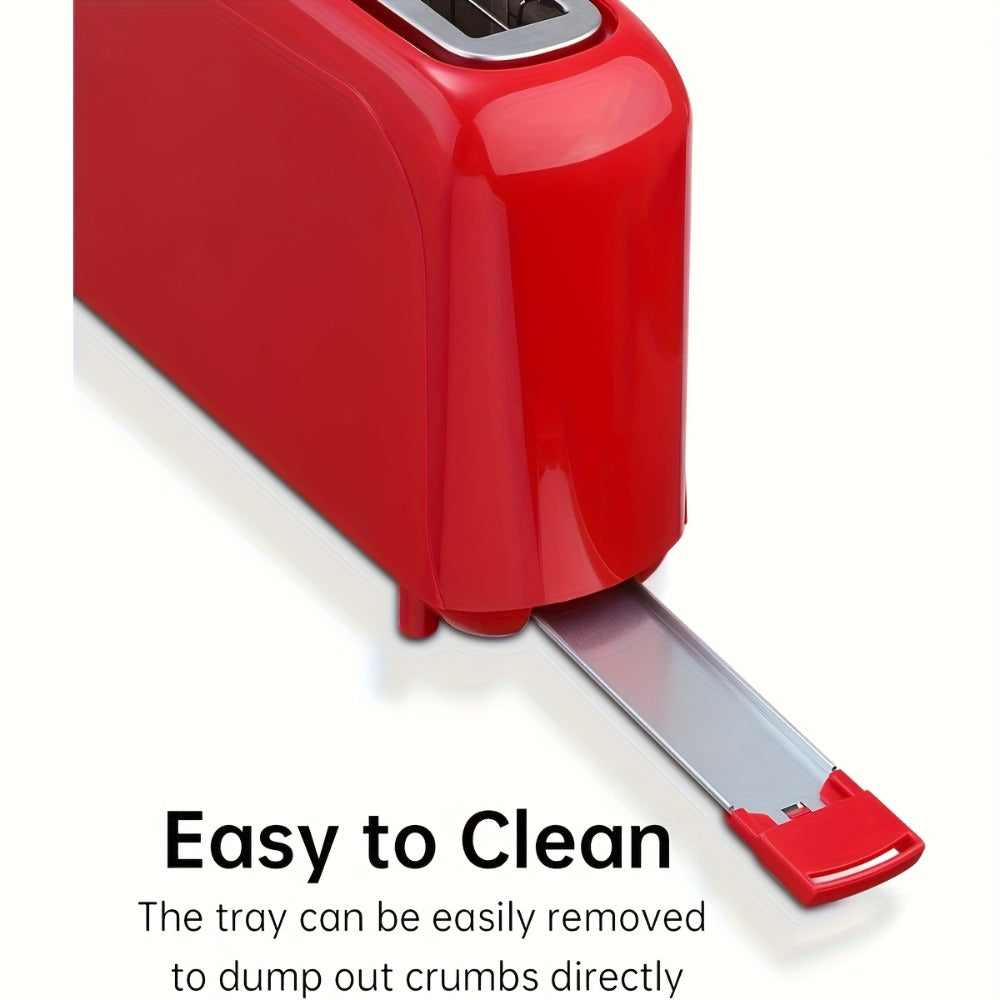 Slim Toaster 2-Slice Long Slot – 1.45" Wide Slot, 6 Shade Settings, Cancel/Reheat/Defrost, 750W, Removable Crumb Tray | 6 Colors - product image 12