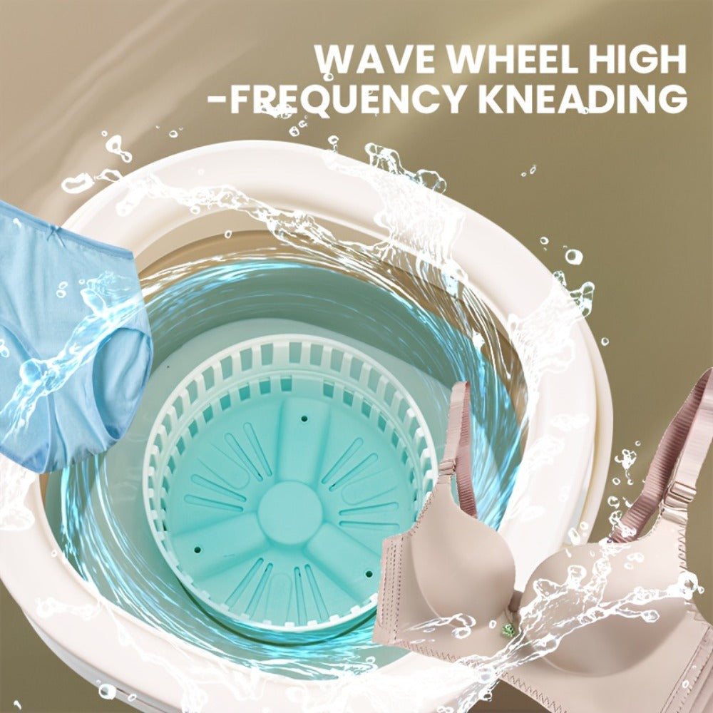 Portable Washing Machine Foldable Mini Washer Large Capacity for Underwear Socks Baby Clothes Apartment Dorm Travel Camping - product image 10