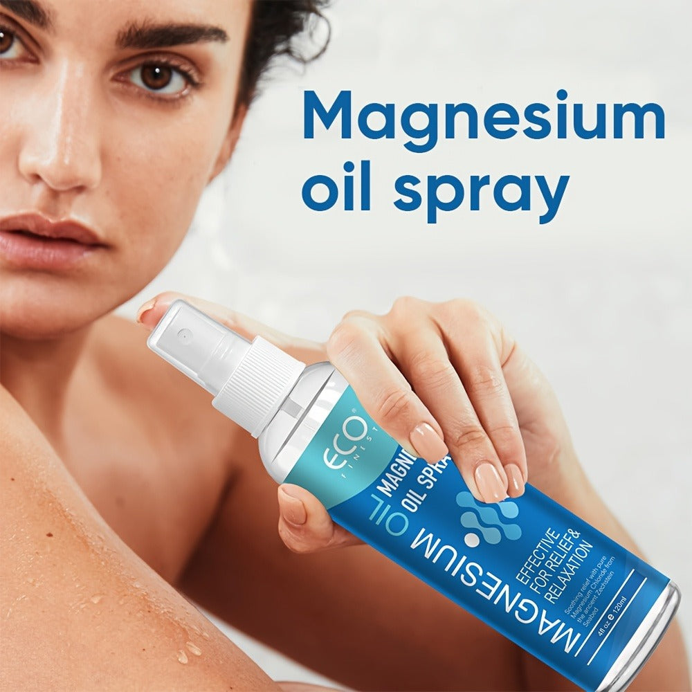 Magnesium Oil Spray for Muscle Relief & Sleep Support — Pure Transdermal Magnesium Chloride Body Spray for Leg Cramps, Restless Legs, Stress Relief & Skin Hydration | Women & Men - product image 9