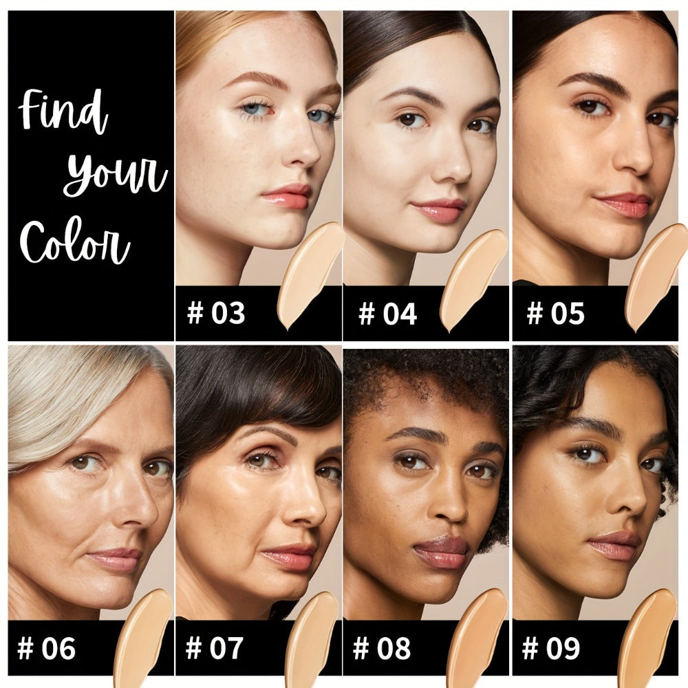 Liquid Concealer and Contour Stick Set 2 Pcs Buildable Coverage Hydrating Pore Minimizing Long-Lasting for Blemishes Dark Circles All Skin Types Flawless Finish - product image 14