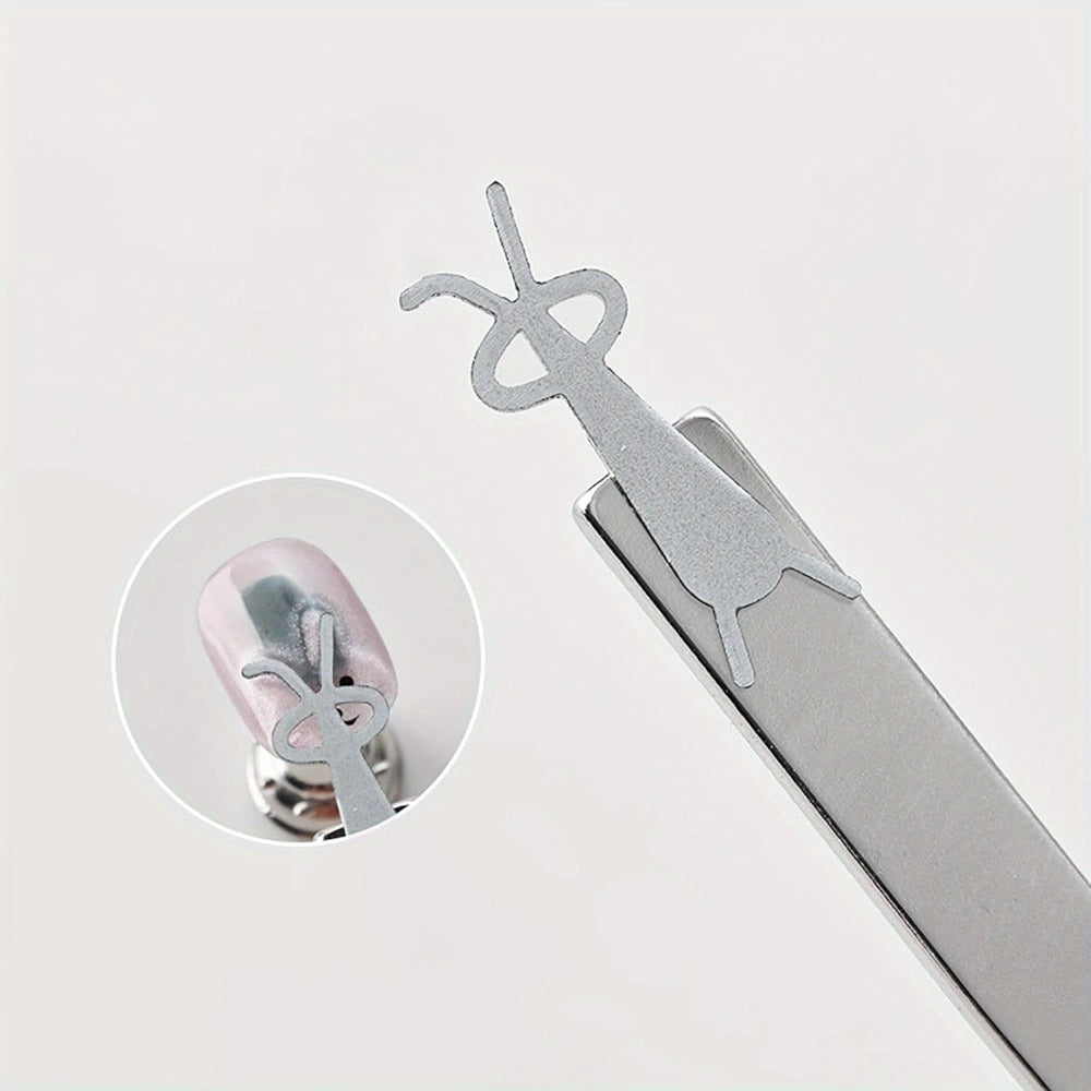 Cat Eye Nail Magnet Set 11pcs - 3-in-1 Magnet Stick with Heart & Bunny Designs, Strong Magnetic Tool for Cat Eye Gel Polish Nail Art, Professional Salon & Home DIY Nail Art Gift - product image 5