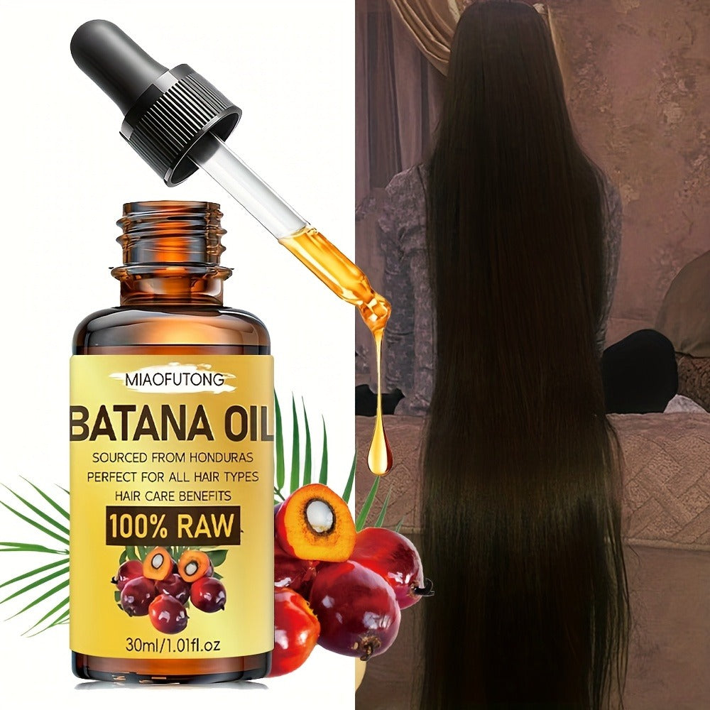 Batana Oil 30ml Cold-Pressed — Multi-Use Hair Growth & Scalp Strengthening Oil for Hair, Eyelashes & Eyebrows | Repairs Damage, Soothes Dry Scalp & Adds Shine | All Hair Types Unis - product image 5