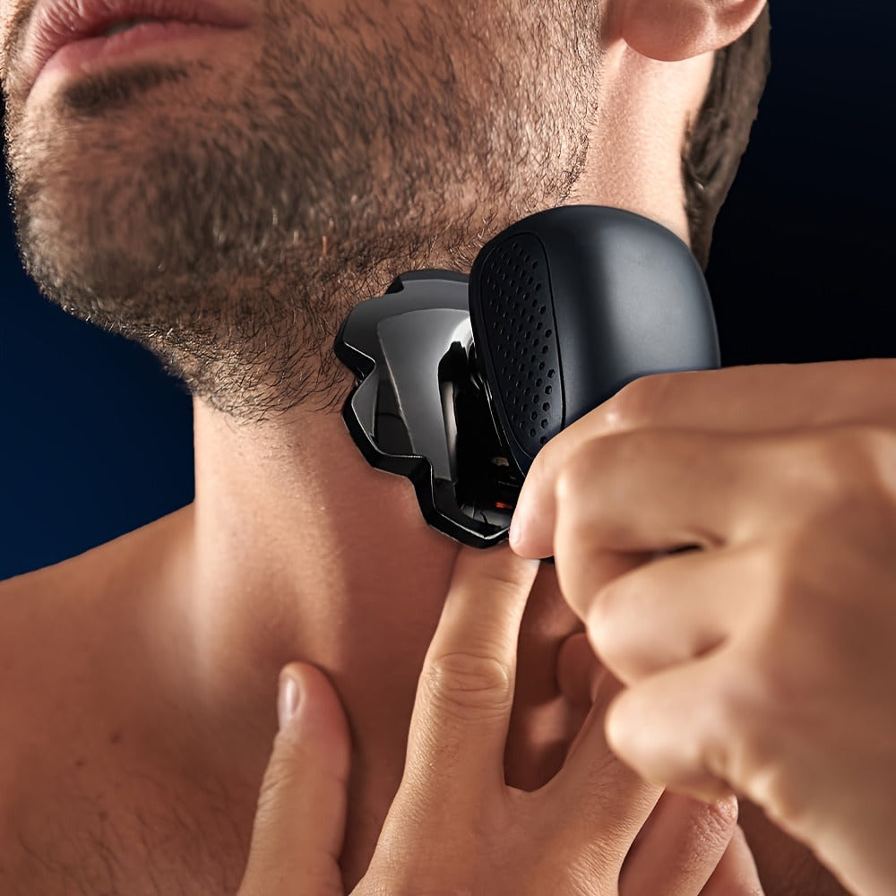 Bald Head Shaver for Men 5-in-1 Electric Razor Wet Dry with 7D 9D Floating Head Detachable Magnetic Blades Cordless Rechargeable Grooming Kit Gift for Dad Father - product image 12