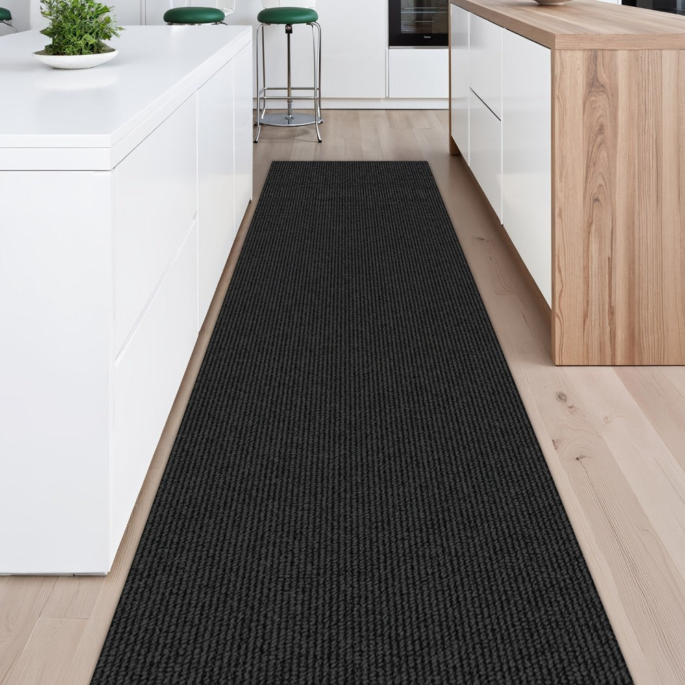 Non-Slip Runner Rug for Hallway Kitchen Stairs - Thick 4mm Long Roll Rug 23.22" Wide, Machine Washable, Multiple Sizes & Colors - product image 3