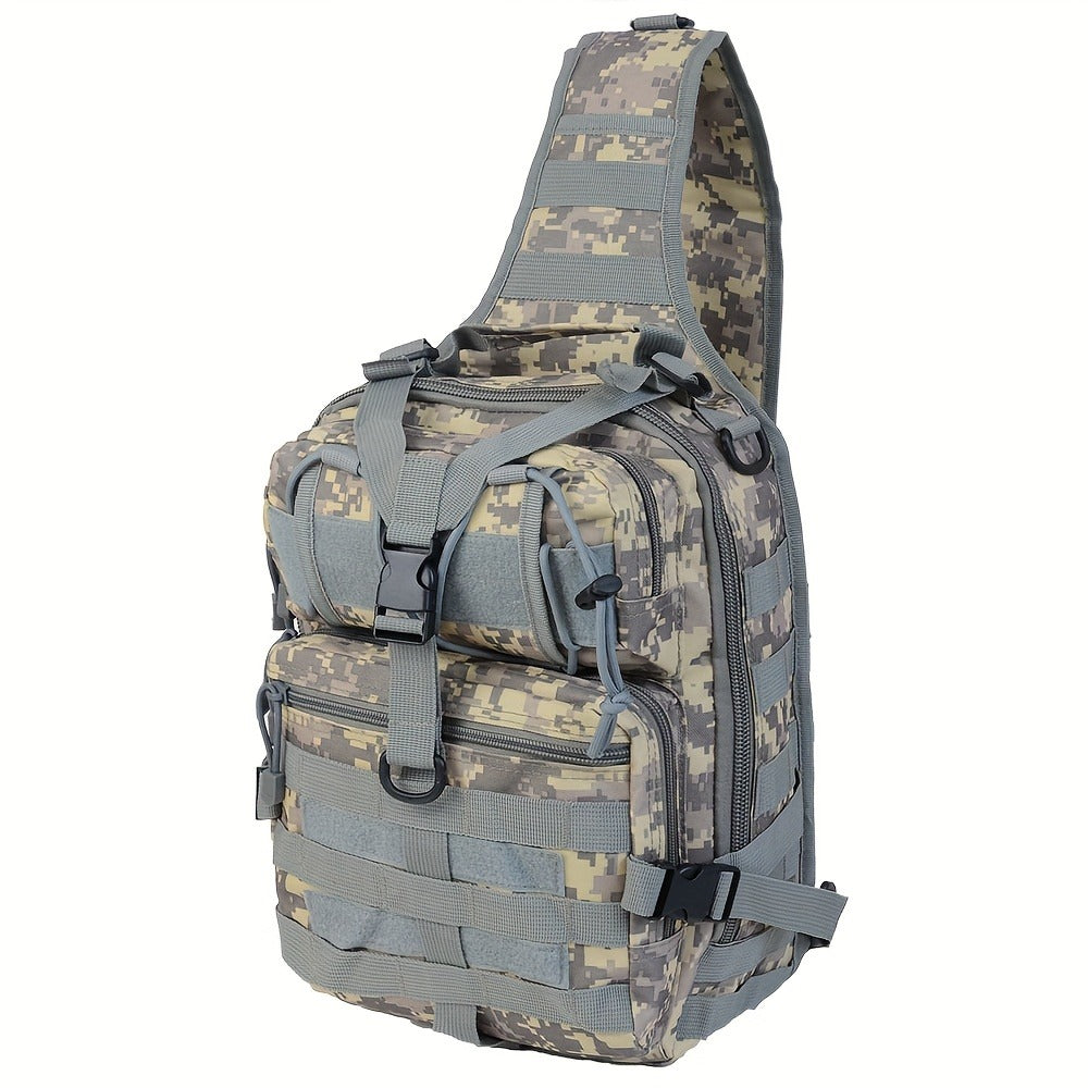 Single Shoulder Crossbody Sling Pack for Hiking, Patrol & Outdoor EDC, Adjustable Strap, Multi-Pocket – Tactical Chest Bag - product image 26