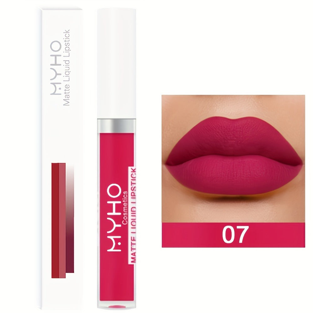 Velvet Matte Lip Gloss Set 9pcs — Waterproof High Pigment Non-Stick Lip Glaze, Long-Lasting Creamy Formula for All Skin Tones, 18 Shades, Perfect Makeup Gift for Women - product image 16