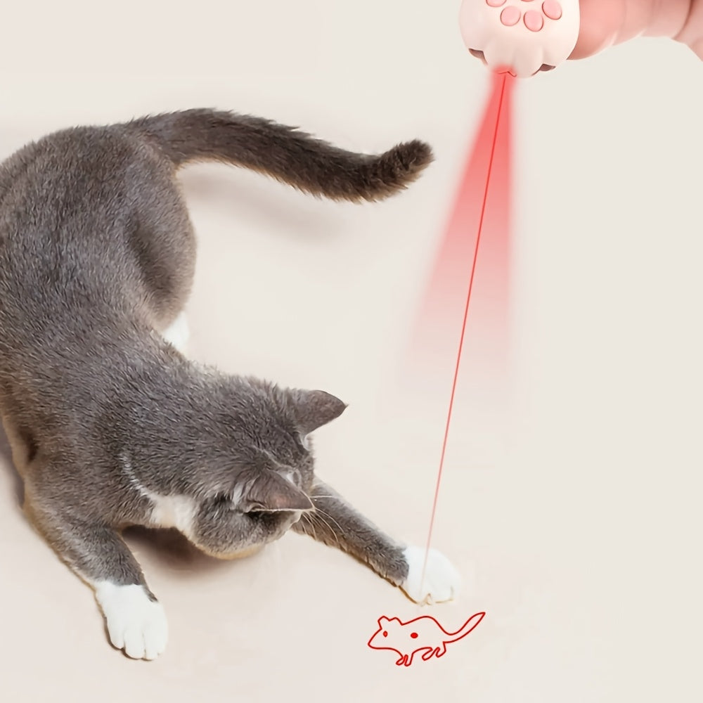 Cat Teaser Toy 7-in-1 USB Rechargeable – Interactive Wand Toy for Indoor Cats & Dogs, Feather Chaser Exercise Toy with Free Bonus Mouse Toy, Stimulating Chase - product image 3