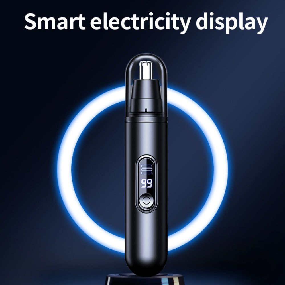Electric Nose Trimmer with LED Display – USB Rechargeable Painless Facial Hair Removal Device for Men & Women, Nose Ear & Eyebrow Trimmer, Upgraded Grooming Tool, Ideal Gift - product image 7
