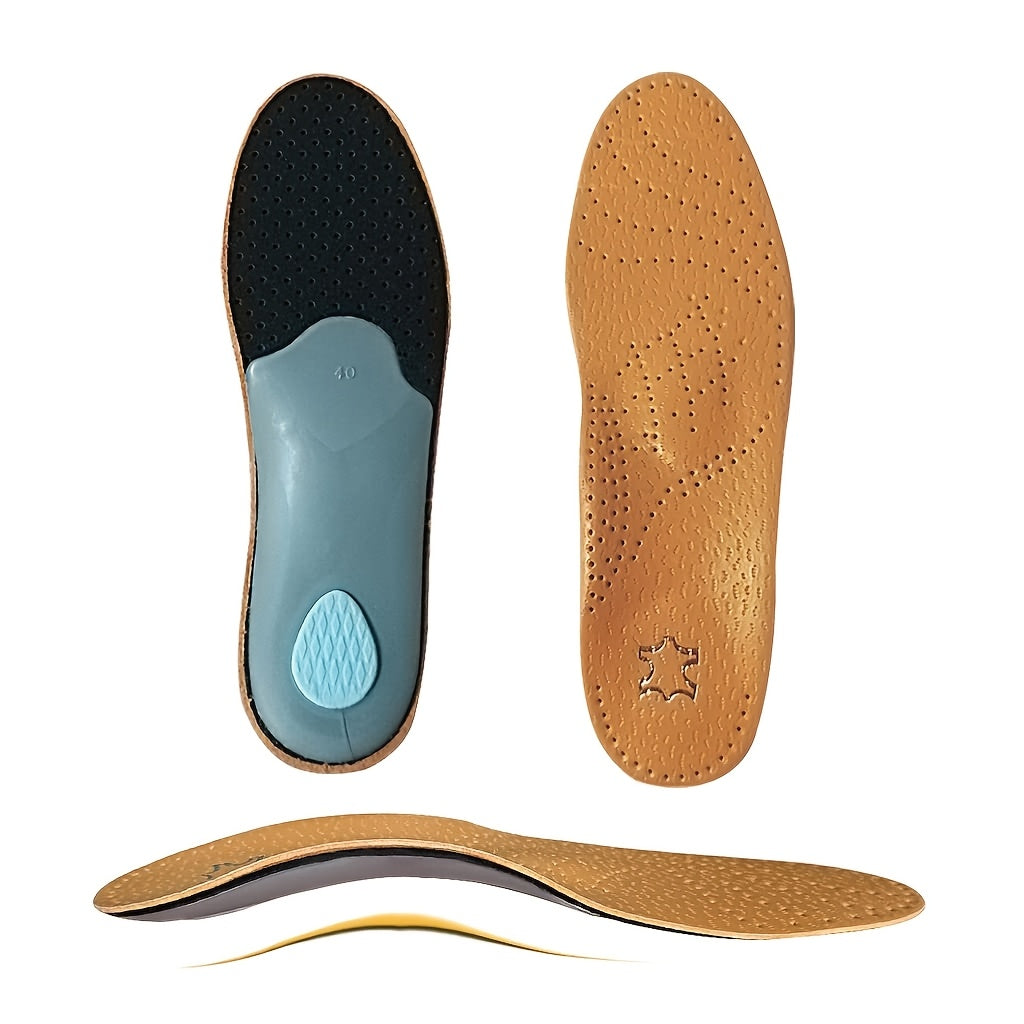 Leather Arch Support Insoles for Men & Women – Cushioned Latex Orthotic Shoe Inserts with Nylon Support for All-Day Comfort and Pain Relief - product image 8